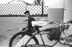 Stan Kulikowski; bike trip camping Friends WSU